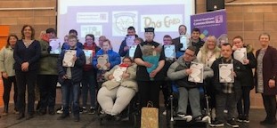 SEC Certificates WELL DESERVED - an #Inspirational group of Post16 students @Ardnashee #workexperience Project. Sincere Thanks to ALL who helped - ASC staff, Meabh, Jamm, @cheersDogEars and @intoFilm_ni  #homeground #buildingcareers #inclusion