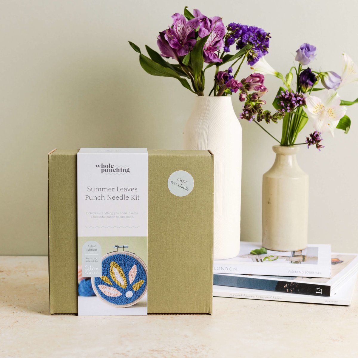 homespunindy's tweet photo. Summer leaves beginner punch needle kit | Modern DIY craft kit
Punch needle is the traditional craft for modern makers. Whole Punching welcomes beginners, experts and everyone in between to embrace a slower-paced, sustainable lifestyle through contemporary craft, as they prov.... https://t.co/VUhyfQSeYj