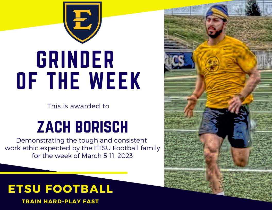 CoachDBLawson's tweet photo. Congrats to these hard working ETSU Buccaneer Football Players. Competition is key in any program. Always compete to do your best 
#Work #Develop #ETSU #Grind
#TrainHardPlayFast #Team #ATD https://t.co/9Ko62qTBiB
