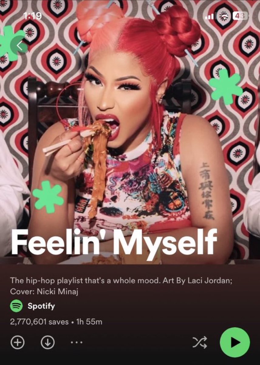She s Fishy On Twitter NICKIMINAJ Now Covers Spotify s Feeling she-s-fishy-on-twitter-nickiminaj-now-covers-spotify-s-feeling