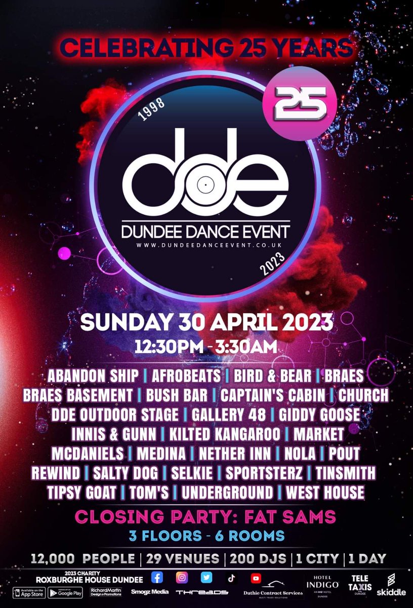 UKHouseMates's tweet photo. HouseMates returns to Innis &amp; Gunn for the 25th anniversary of Dundee Dance Event! The past few years we've hosted our stage at this venue has been a blast and this year is no exception 🔥

See yous on the dancefloor 🕺💃

👇Event link👇
https://t.co/rYHu6VtP1b https://t.co/ewV0lnCsv4