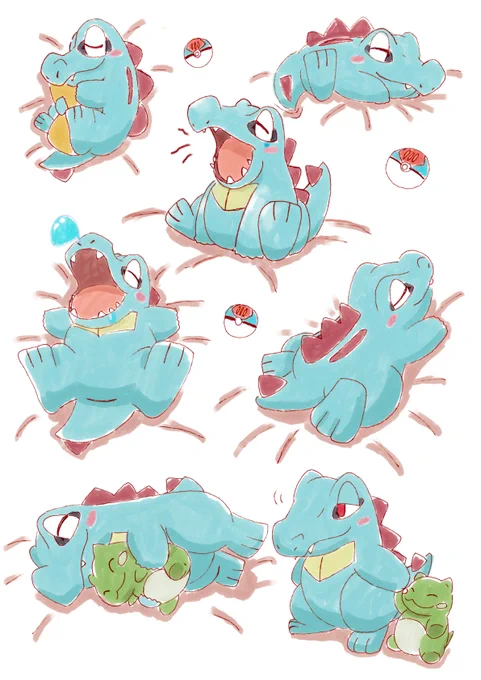 #水ポケモンの日 過去絵で～!! 