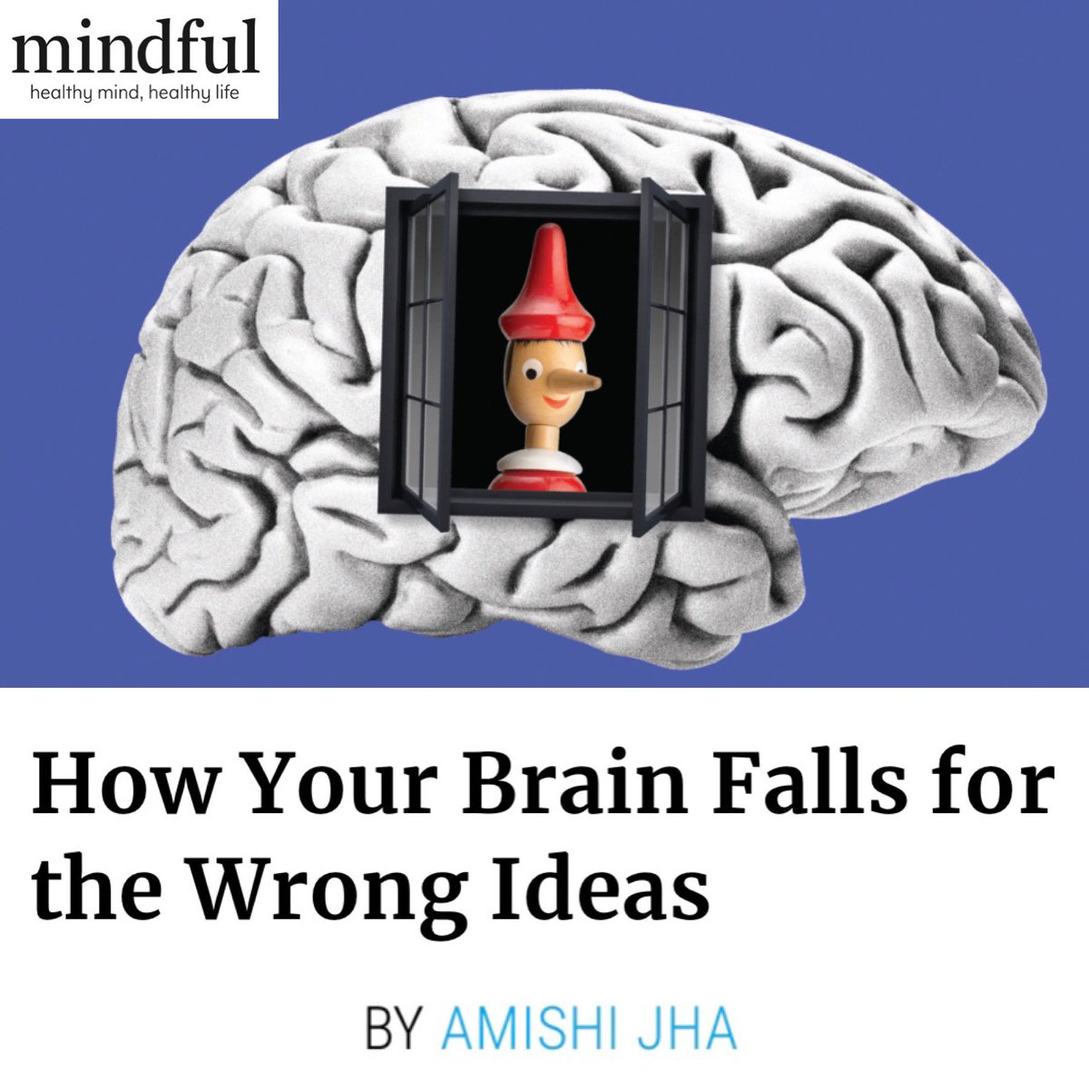amishijha's tweet photo. You are more vulnerable to false narratives and misinformation if you are not paying attention. Why? Because you need your attention to “unbelieve”.  (From https://t.co/GS5REDO81R, 2021)

https://t.co/nTG2DxOoEK https://t.co/GJ0wDko8nC