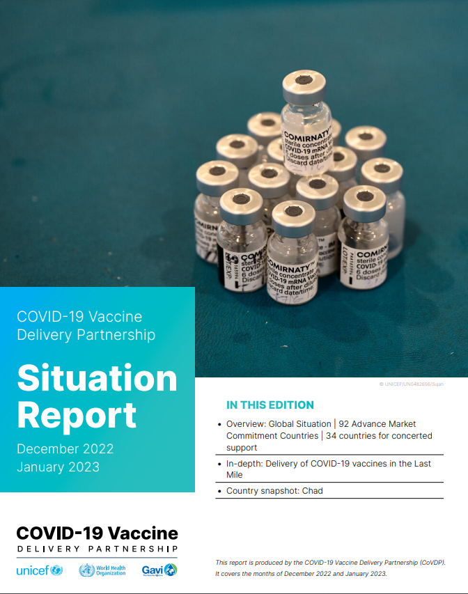 Interested to find out what the @UNICEF-@WHO-@gavi #COVID19 Vaccine Delivery Partnership has been up to? Check out their Situation Report for December 2022-January 2023 ⬇️ bit.ly/3IXzLWo