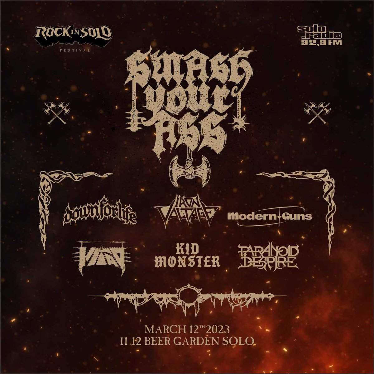 pagarhijaumnhn's tweet photo. Mengangkat tema โRessurectionโ acara ini akan dibersamai oleh Iron Voltage, Down for Life, MTAD, Modern Guns, Paranoid Despire hingga Kid Monster.
Untuk info tiket selengkapnya bisa melalui Belukar Store, Rock in Solo Office, dan Solo Radio.
Ayo!
โโ
#smashyourass #rockinsolo #soloradio #infokonsersolo