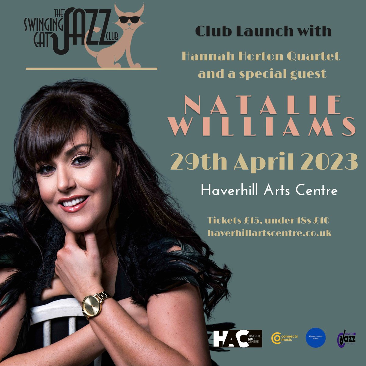 Hannah Horton (@hannahhortonsax) on Twitter photo April 29th at <a href="/HaverhillArts/">Haverhill Arts Centre</a>, 8pm. The Swinging Cat Jazz Club launches with guest artist Natalie Williams - one of the UK’s most endearing & popular soul/jazz artists. buff.ly/3LbBOc6
<a href="/nataliewilliams/">Natalie Williams</a> <a href="/Jazzwise/">Jazzwise</a> @WomeninJazzMed2
#swingingcat #jazzclub #suffolk #ukjazz April 29th at <a href="/HaverhillArts/">Haverhill Arts Centre</a>, 8pm. The Swinging Cat Jazz Club launches with guest artist Natalie Williams - one of the UK’s most endearing & popular soul/jazz artists. buff.ly/3LbBOc6
<a href="/nataliewilliams/">Natalie Williams</a> <a href="/Jazzwise/">Jazzwise</a> @WomeninJazzMed2
#swingingcat #jazzclub #suffolk #ukjazz