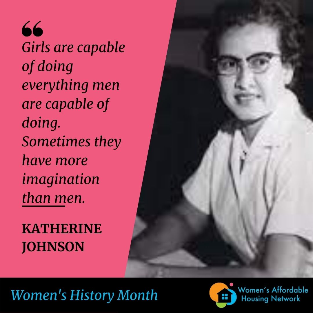 Shoot for the stars with that imagination!  #WAHN #WomensHistoryMonth