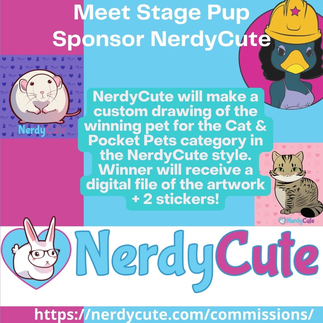 FURRlyCon Stage Pup Sponsor Spotlight: NerdyCute

NerdyCute's a project by two sisters to bring more nerdy cute goodness to the world. We create original designs for stickers, stationery, cards, jewelry, &amp; more! 

nerdycute.com/commissions/