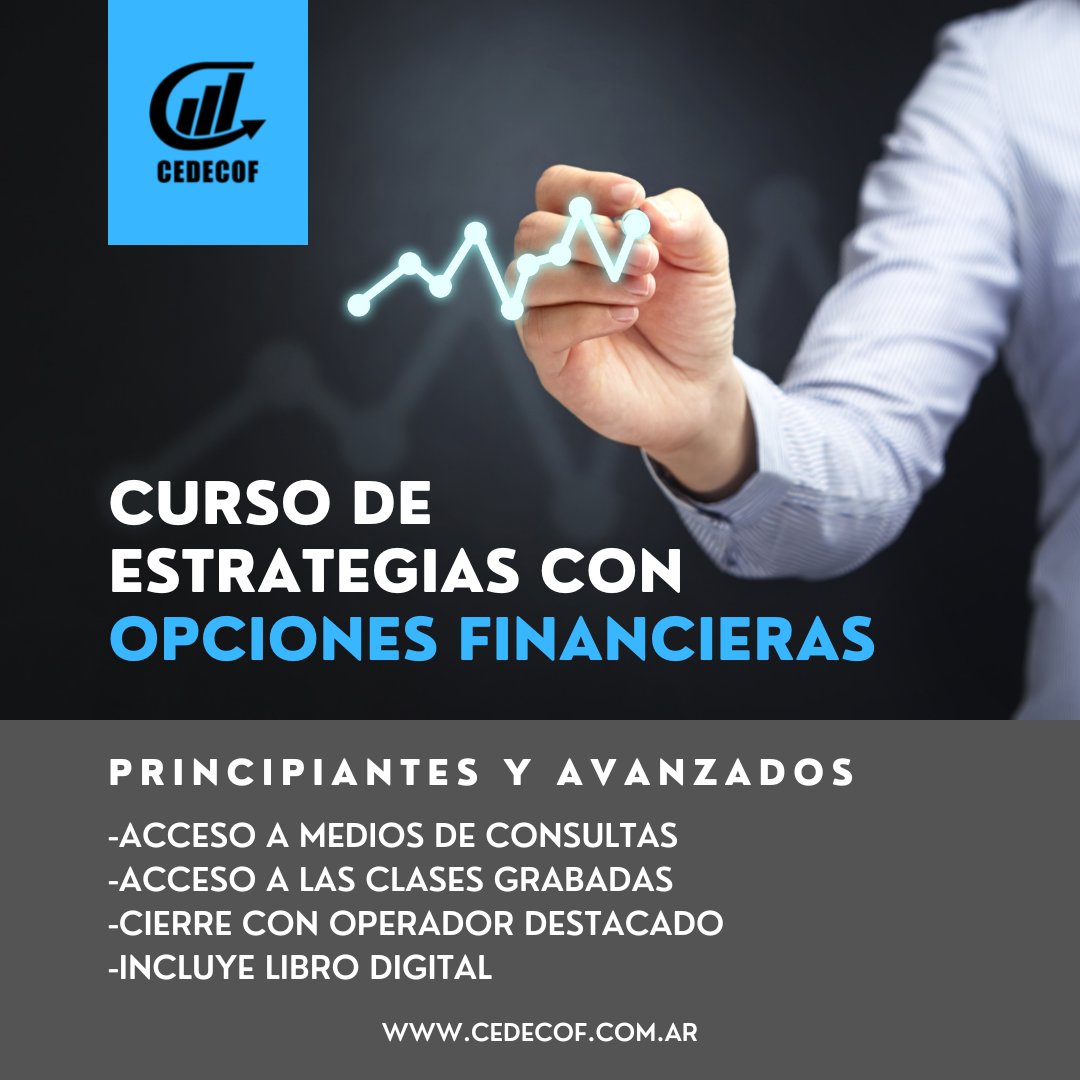 cedecof's tweet photo. ¡Ya están abiertas las inscripciones para la nueva serie de capacitaciones en opciones! 

Comienza lunes 27 de marzo.
Más info: https://t.co/k4sRR1XNsq https://t.co/X1BJD4VM9u