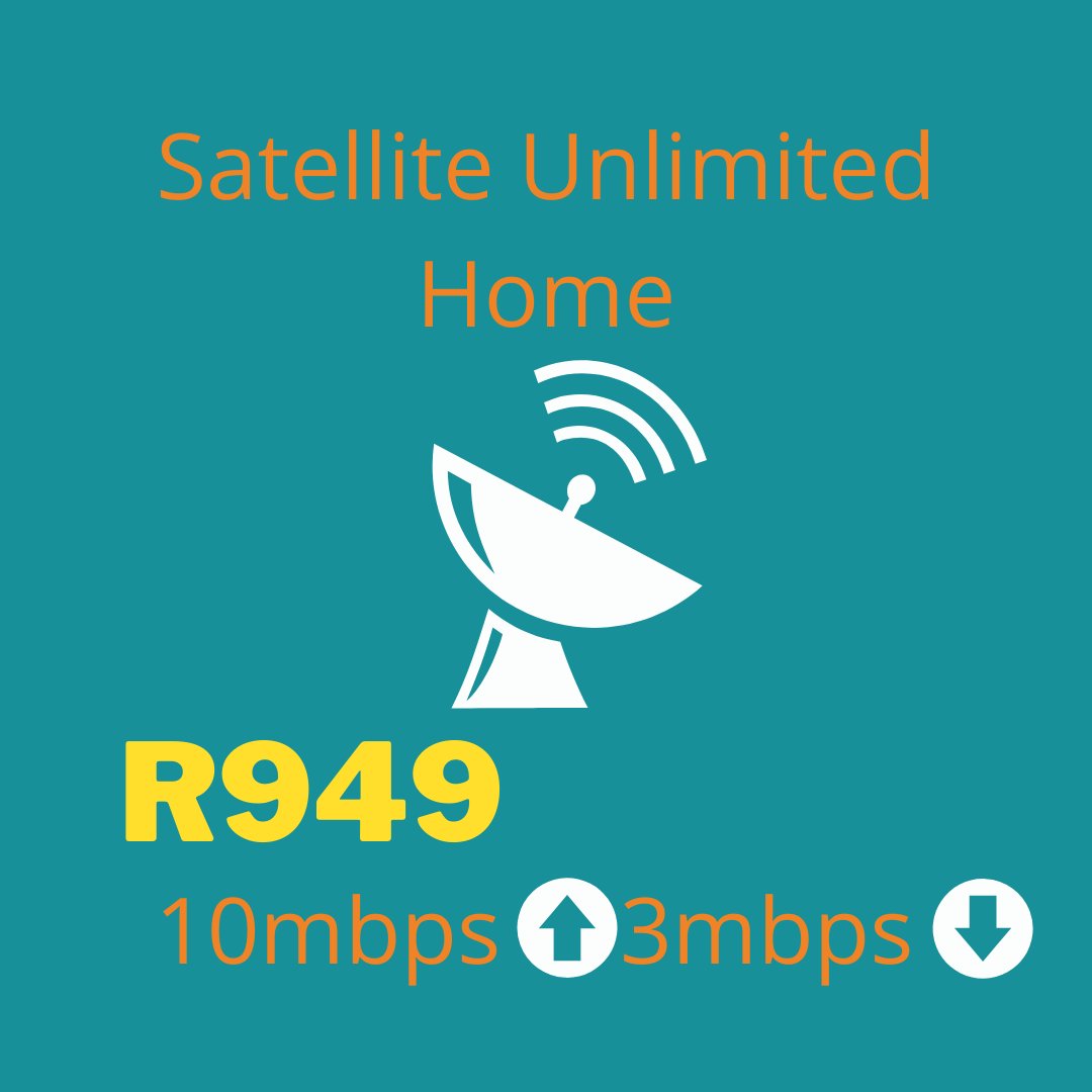 Stay connected no matter the circumstances with our reliable #SatelliteInternet service. Enjoy fast speeds, no disruption due to load-shedding and more!
💥newdaybusiness.co.za 💥 

#Satellite #Internet #Connected