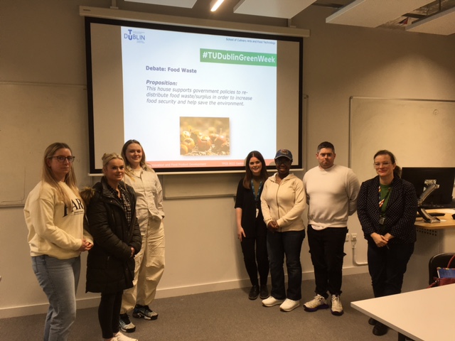As part of our activities at the School of #CulinaryArts & Food Technology during #TUDublinGreenWeek Masters students (led by lecturer Anke Klitzing), organised two Food Systems debates aimed at tacking the wicked problems of Ireland’s National Herd and Food Waste redistribution.