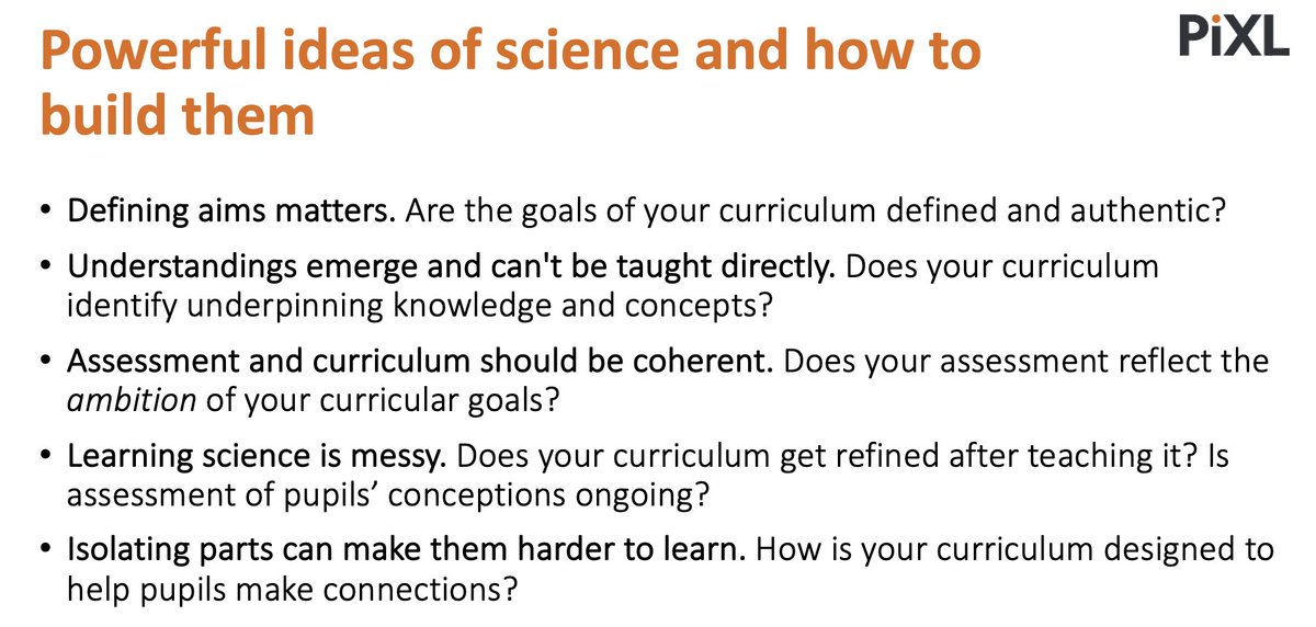 ThePiXLNetwork's tweet photo. How do you go about building powerful ideas in your #science classrooms?π€
We are honoured to have @sci_challenge sharing his insight and reflections about sequencing the big ideas in science π€©
#PiXLScience2023 https://t.co/ZGg2J7mbAI