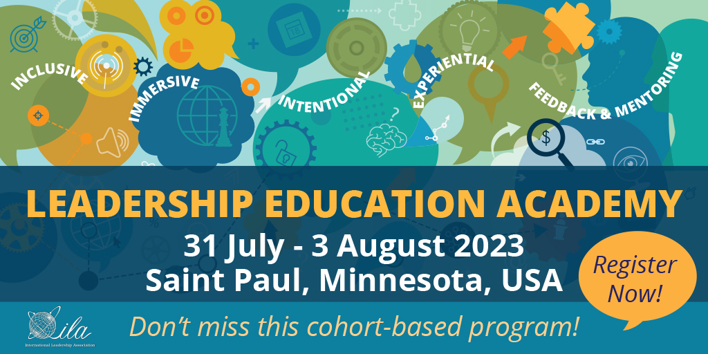 Registration is now open for The Leadership Education Academy. Join educators from around the world this summer as applications are being accepted for the next cohort. More information is available here: ow.ly/ufbT50Nchuw