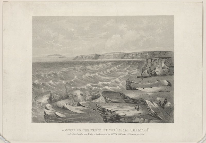 Today for our #Friday story, @CathrynPearce of @portsmouthuni explores the complicated media history of the 1859 Royal Charter Wreck in the terrible storm that shares its name: portspastpresent.eu/items/show/722 #EUIrelandWales #Storm #Wales #RoyalCharter