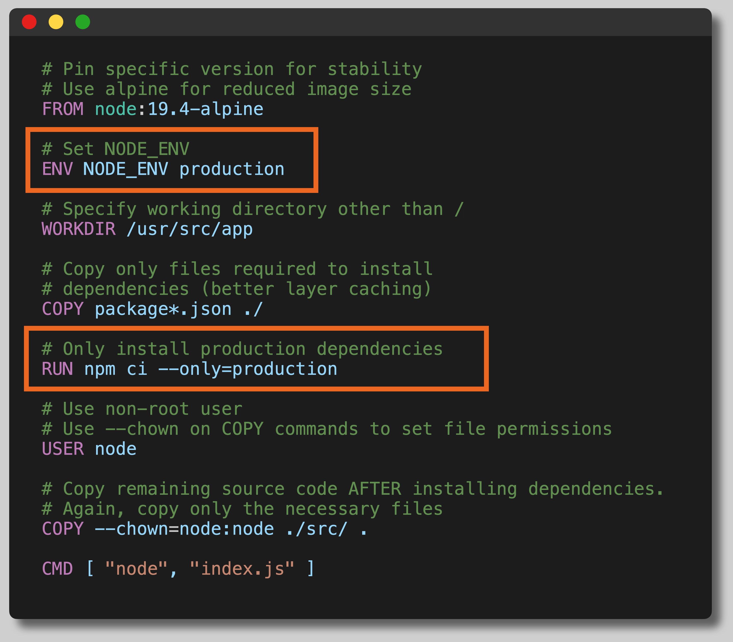 Sid palas on twitter finally use multi stage builds to separate dev