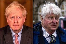 #stanleyjohnson 
Abusing women seems to have passed from father to son.
One has a adulterous relationship whilst his wife is ill with cancer.
The other hits his wife.