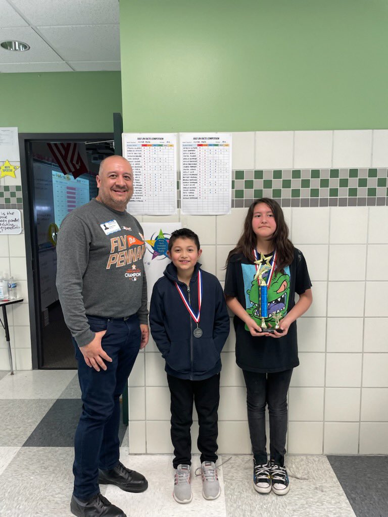alexwilk88's tweet photo. Congrats to our 4th grade Fastest on Facts winners!! #MathMatters @HamblenElem https://t.co/nnXHHczvX6
