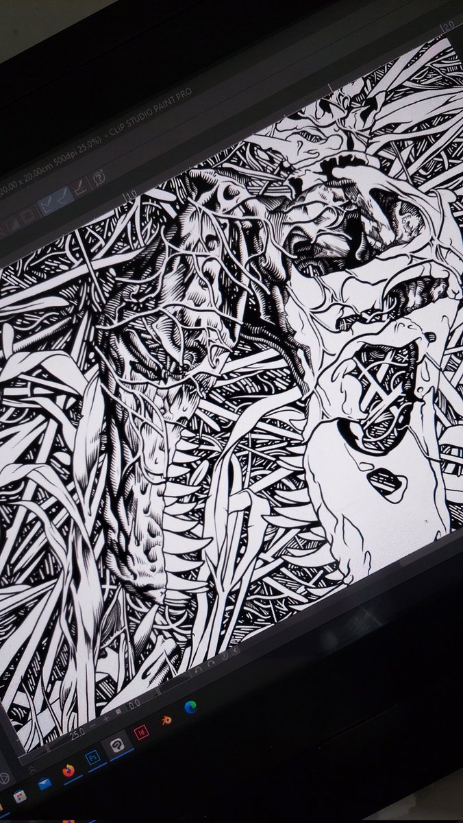 IsurArt's tweet photo. Inking progress✒️

#NFT #nftcollector #illustration #FoundationNFT #artwork #wolf https://t.co/j6bjvSwCSx