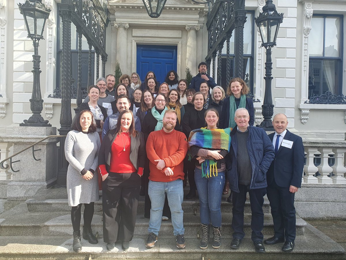 There they are now!  30 new #engagedreseach #societalimpact Trainers embedded across HEIs,Centres & beyond. Accelerating research impact through engagement Funded by @hea_irl Designed with @BowmanMatson @IrishResearch @scienceirel @EPAIreland @hrbireland @RIAdawson @Michael_TCAID