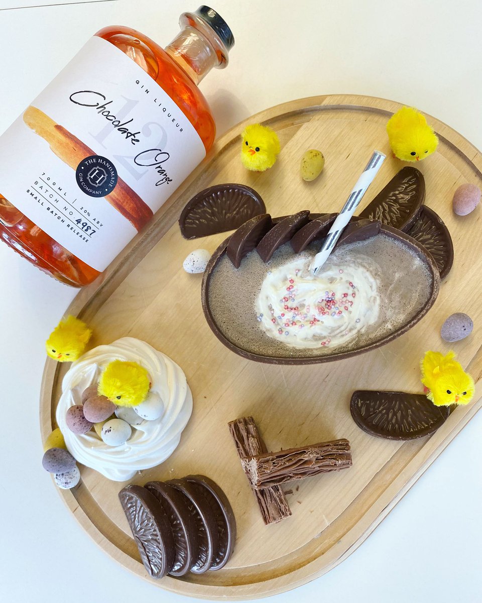 handmadegin's tweet photo. Easter’s incoming…🐣🍫🍊
Check out our reels for the cocktail recipe!
.
Grab your bottle of Chocolate Orange Gin Liqueur from the link in our bio or buy direct from Amazon Prime!✨
.
#easter #gin #chocolate #orange #cocktails #recipes #liqueur #yum #handmade #mothersday #gifts https://t.co/1X2QFu80gN