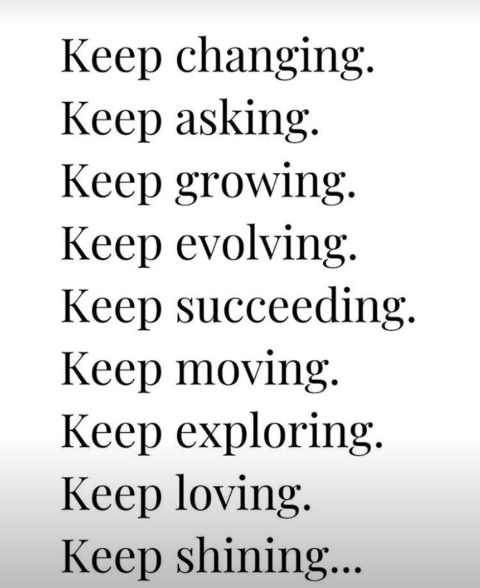 Keep on keeping on! 🧡