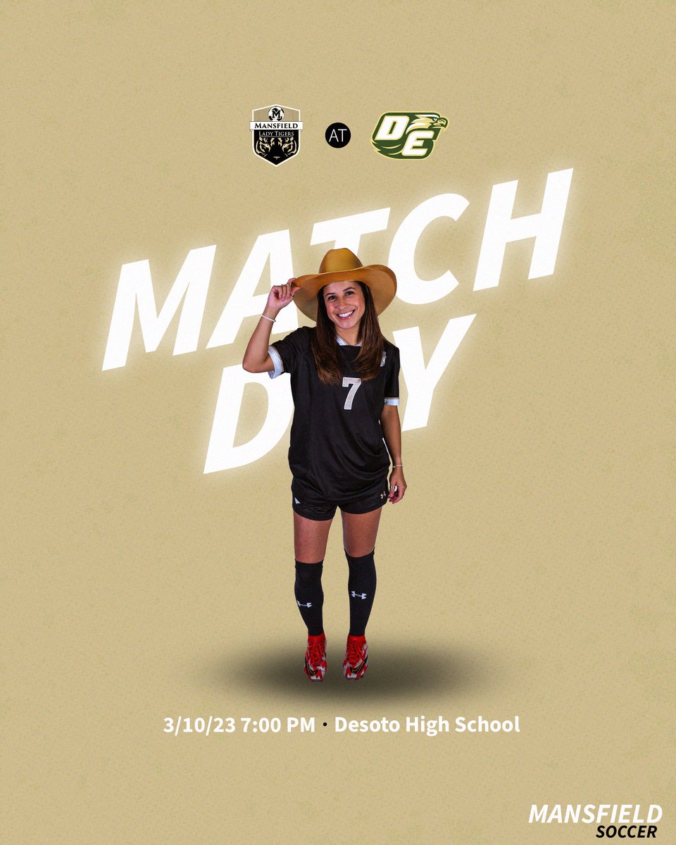 ⚫️MATCHDAY⚫️

vs Desoto
JV1 @ 5:30pm
Varsity @ 7pm

#BeOne l #WeAreMansfield