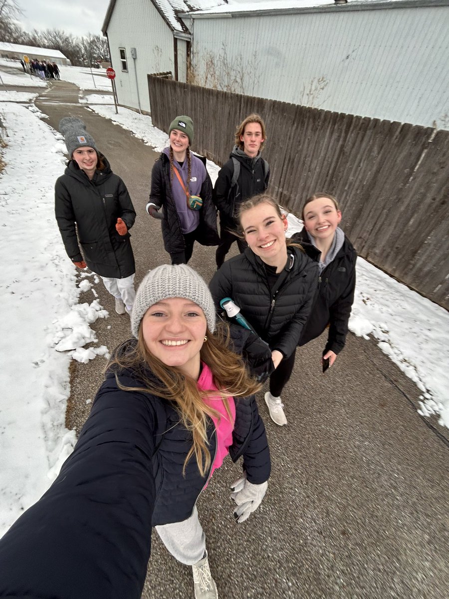 First selfie of the #longwalk <a href="/IndyLongWalk/">IHS Long Walk</a>