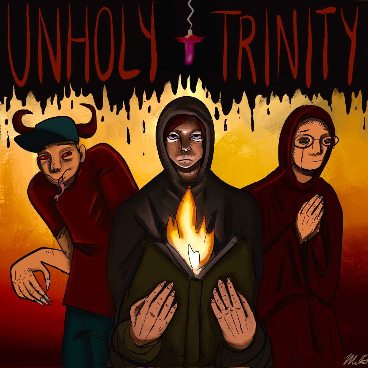 Unholy Trinity is #BXCMusic and @RockeyProducer 

A new #horrorcore group from #Pittsburgh to #Michigan

Debut EP releases MARCH 31st 

Featuring Jonathon Hellhouse from <a href="/Ohthehorror916/">Oh! The Horror</a>