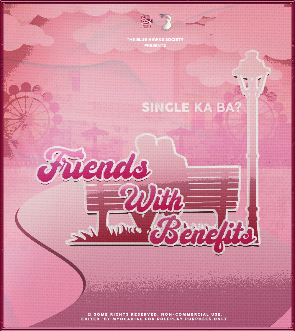 ㅤ
ㅤ 
➸ ♡ Single ka ba? 

Uy, na-intriga. Forda single ka ba? Caught your attention? Then this is the booth for you! Join CFLTAD's "Friends With Benefits", a booth organized for the singles and ready to mingle out there! Swipe right (or rather, down)!   
ㅤ 
ㅤ