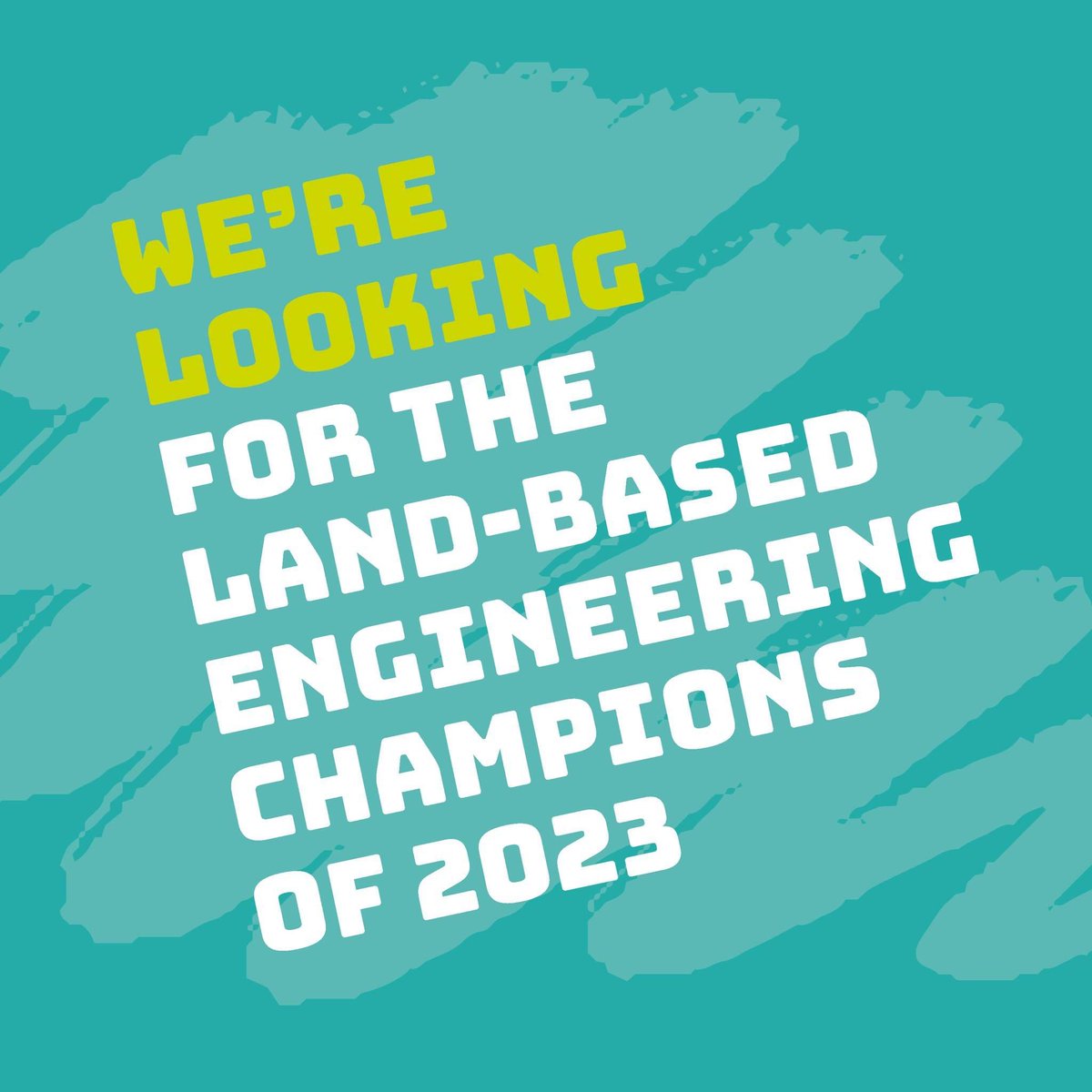 WeAreLandbased's tweet photo. *Land-based Engineering Technician of the Year Competition returns for 2023!*

record a video telling us:
– who you are and what you do, how you got into this industry,
– what makes it so rewarding,
– and why others should consider it as a career.

Closing Date 31st May 2023 https://t.co/6IXk5nWETM