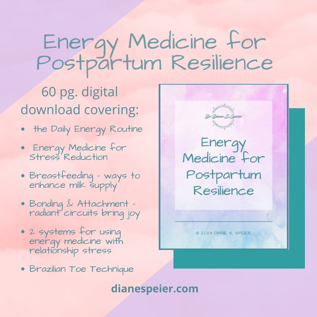 For Mothering Sunday in the UK, this makes a fabulous gift for pregnant &amp; new mothers who can manage the postnatal period by using the techniques included in this digital download. Check it out. diane-speier-s-school.teachable.com/p/my-downloada… #mothering #postnatal #energymedicine #postpartum #resilience