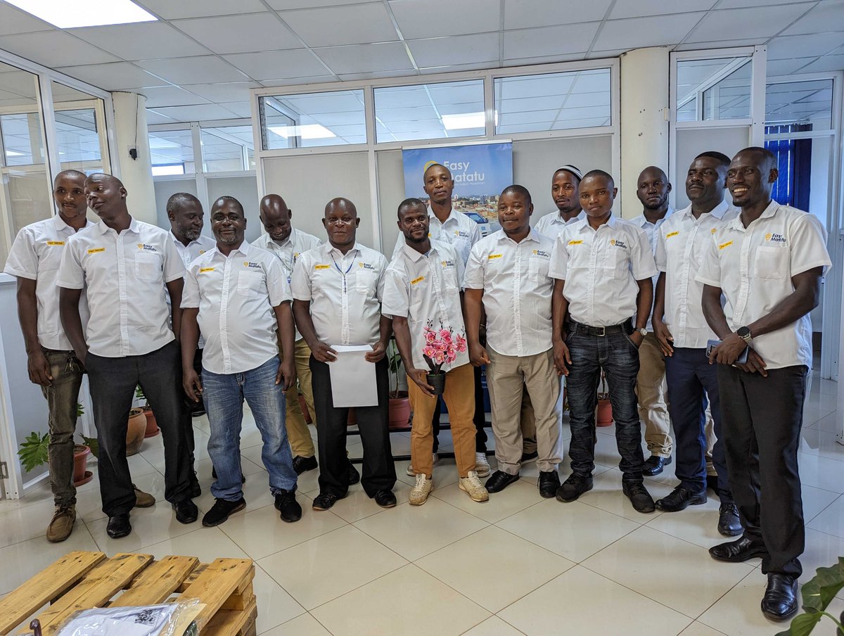 A happy weekend from the Easy Matatu pro-driver team