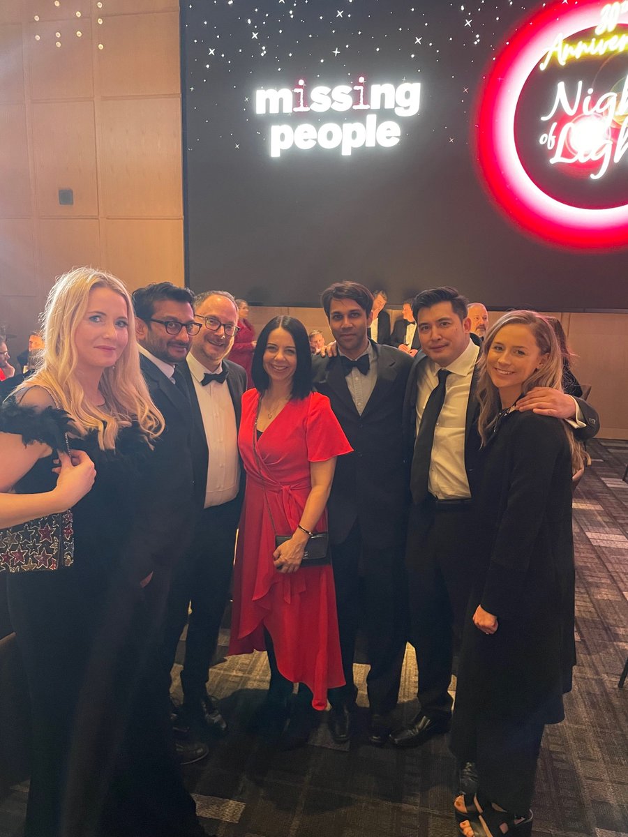 My partners, the <a href="/TM_Wizards/">Trade Mark Wizards</a> team had a fantastic time last night at <a href="/missingpeople/">Missing People</a>’s 'Night of Light Gala' 2023.

To ensure that the brilliant Missing People team can continue supporting those in need, please donate what you can at: missingpeople.org.uk/support-missin…

#missingpeople