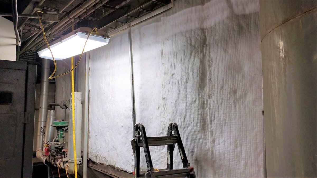 RasMech's tweet image. Awesome work by our code team! Working on this CE boiler from 1969 our team completely removed and replaced the front and rear wall. They also replaced 3 tubes on the convection pass and removed the skin of the boiler and re-blanketed the whole thing. #coderepair #boilerservice