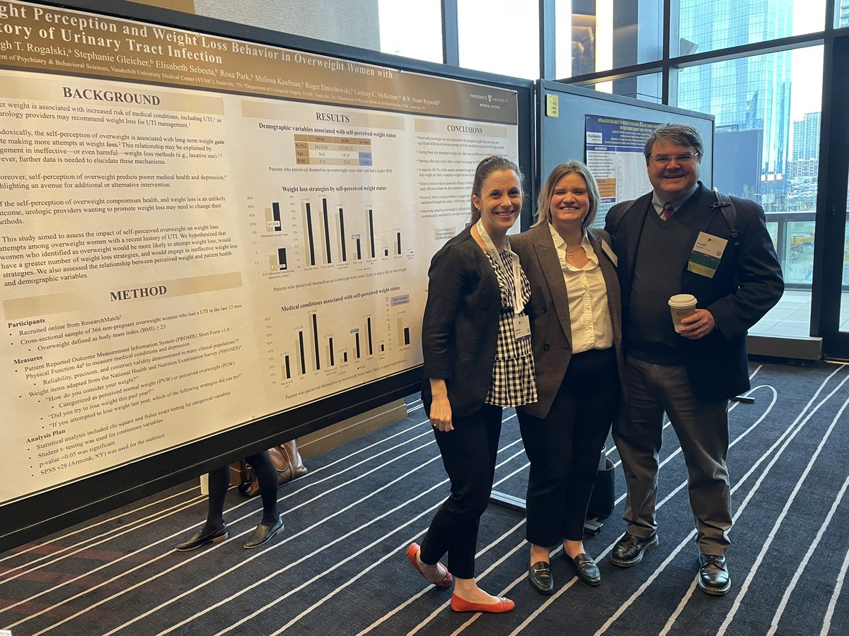 Lindsey C. McKernan (@lcmphd) on Twitter photo Starting out the morning with Kayleigh Rogalski, PsyD of <a href="/VUMCPsych/">Vanderbilt Psychiatry</a> and our psycho-urology team discussing the impact of weight perception on weight loss behaviors in UTI populations. #SUFU23 <a href="/VUMCurology/">Vanderbilt Urology</a> @StuReynoldsMD Starting out the morning with Kayleigh Rogalski, PsyD of <a href="/VUMCPsych/">Vanderbilt Psychiatry</a> and our psycho-urology team discussing the impact of weight perception on weight loss behaviors in UTI populations. #SUFU23 <a href="/VUMCurology/">Vanderbilt Urology</a> @StuReynoldsMD