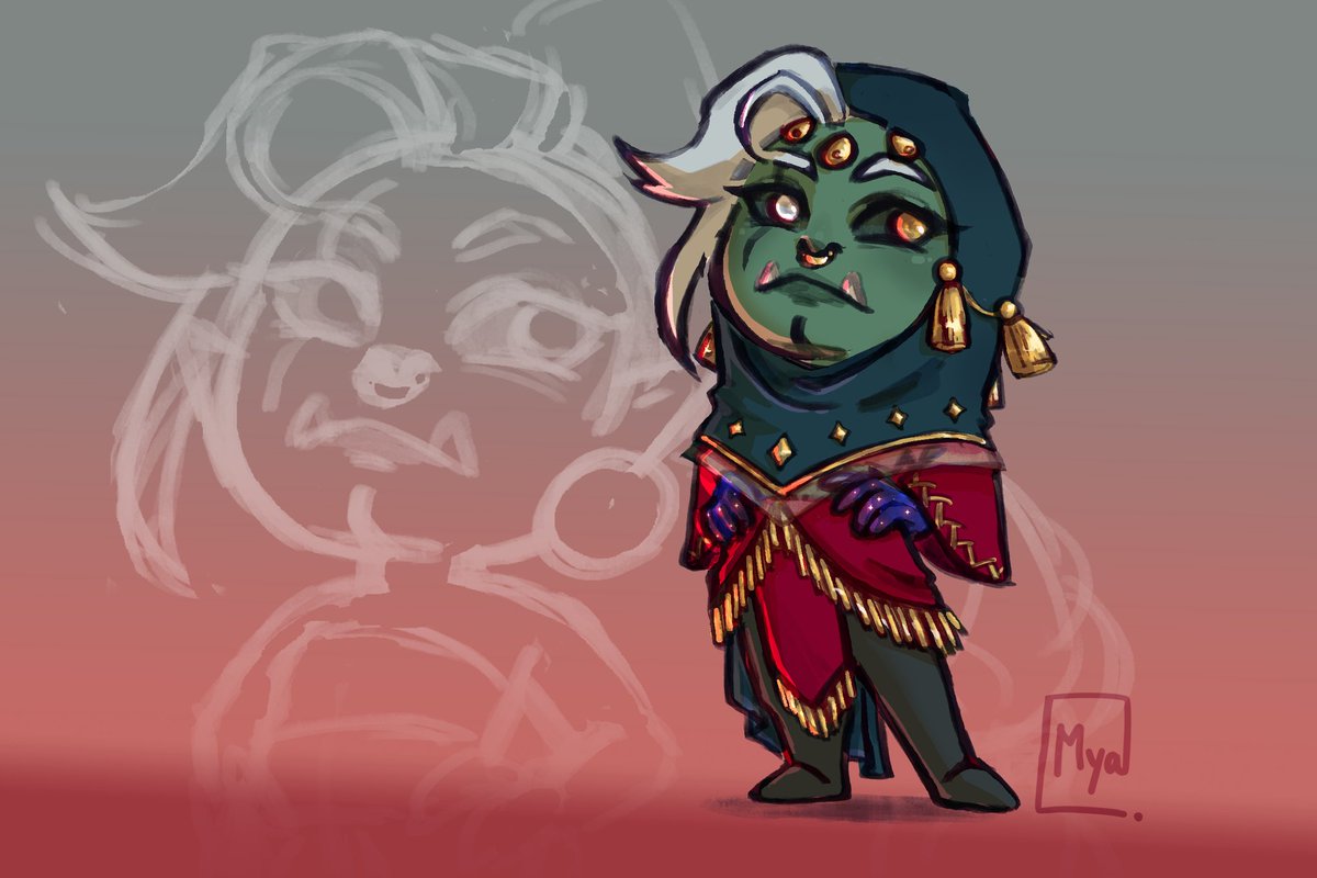83_mya's tweet photo. Pour finir la semaine, seconde version de ⭐Thuraya⭐ personnage créé pour du jeu de rôle !
#JDR #illustrations #art #drawing #Artists #digitalart #artwork #DnDcharacter #dndcharacterart #dndc https://t.co/5taFuV6hec
