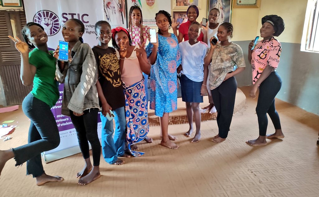 Teen_ageNetwork's tweet photo. In commemoration of #IWD2023 , Teenage Network organised digital skills transfer program for #adolescent girls in Pigba-sama community in the FCT.
Digital skills are essential skills.
#DigiAll
#InnovationForEveryone
#Girls https://t.co/2lhYbsU6IM