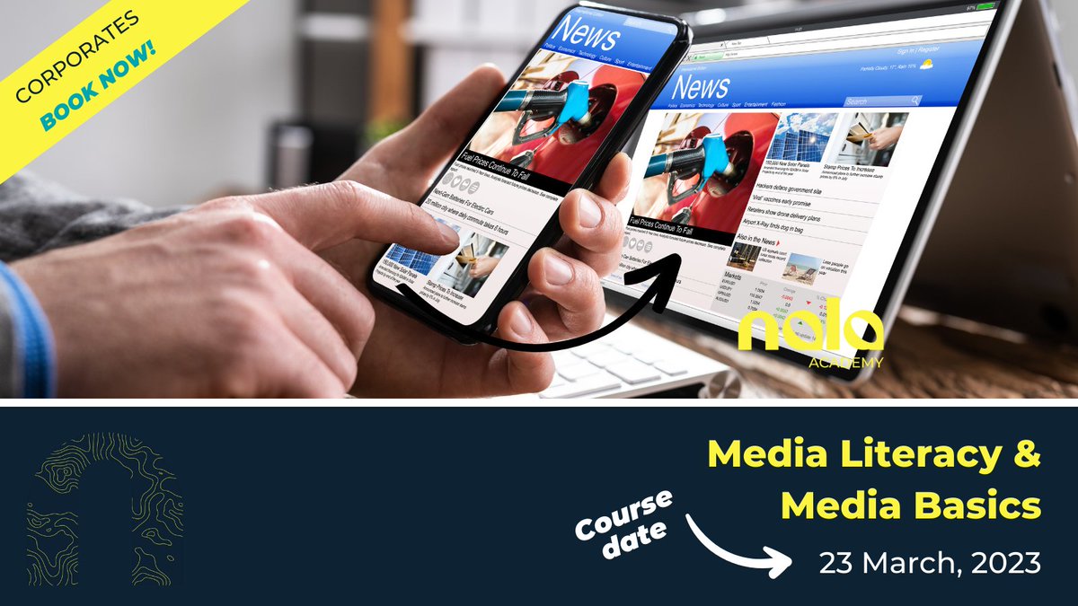 Corporates: Beat the scammers! We'll show you how to easily sniff out fake news &amp; media bias. Become more media-savvy overnight, avoiding information overload by zoning in on credible, useful sources: bit.ly/NalaMediaLitCo…