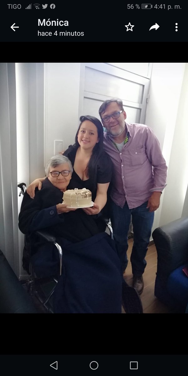 TatiSepulveda's tweet photo. Que mi abuela fuera eterna, sería una bendición, sin embargo, he vividos los 36 años más maravillosos al lado de ella. Abue, salud y vida para ti, hasta que Dios diga basta! https://t.co/A9msRhT36o