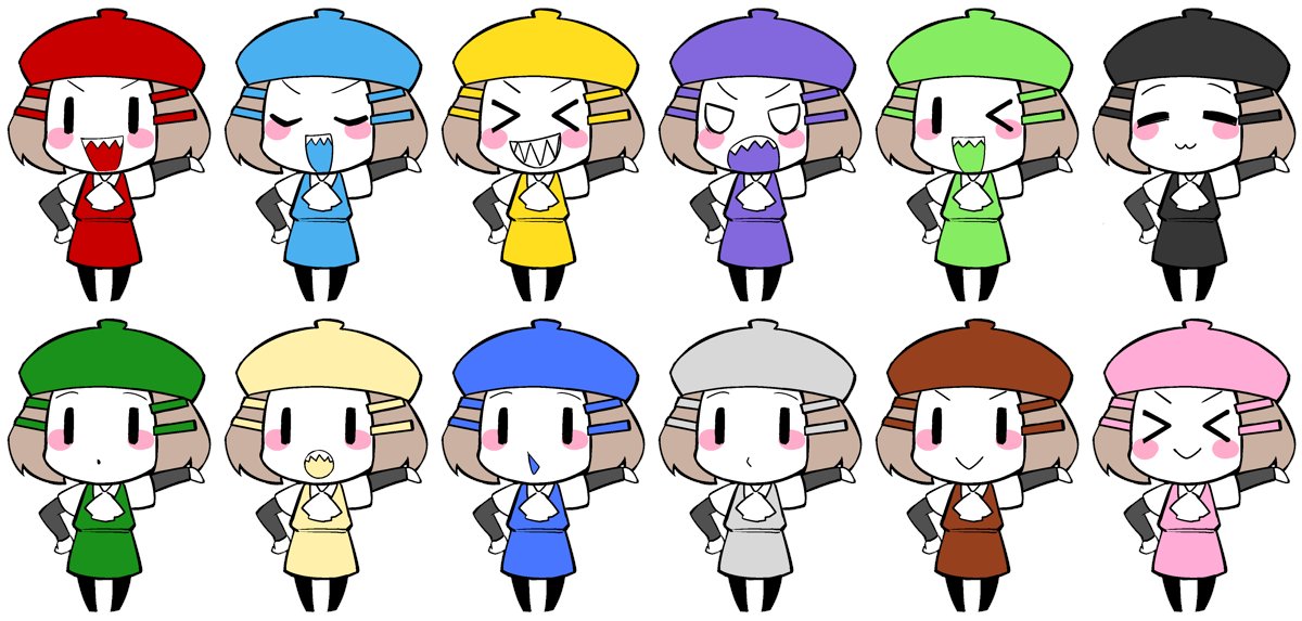 「擬 妖精さんズ 」|ササニシキのイラスト