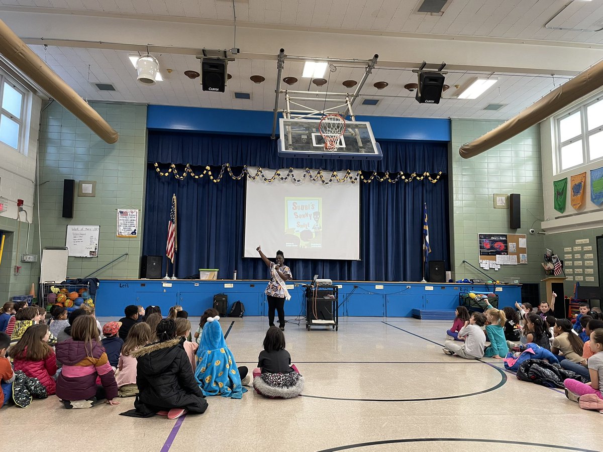 What a fantastic day with @ssanyuspeaks! Our students really enjoyed the message and her dynamic reading! Support @BrownKidsRead and Ssanyu!