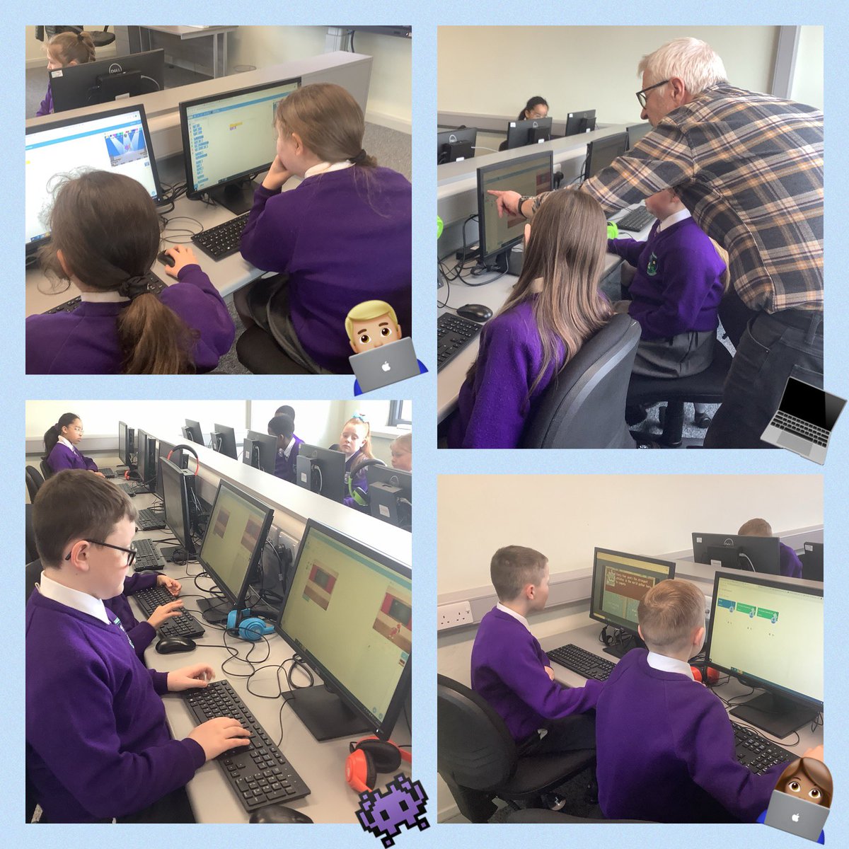 St_Patricks_PS's tweet image. This week, we had volunteers from @bitcni work alongside our talented P6 pupils, helping to develop their coding and IT skills. What an amazing lesson! #TimeToCode @Schools_Digital 💻
