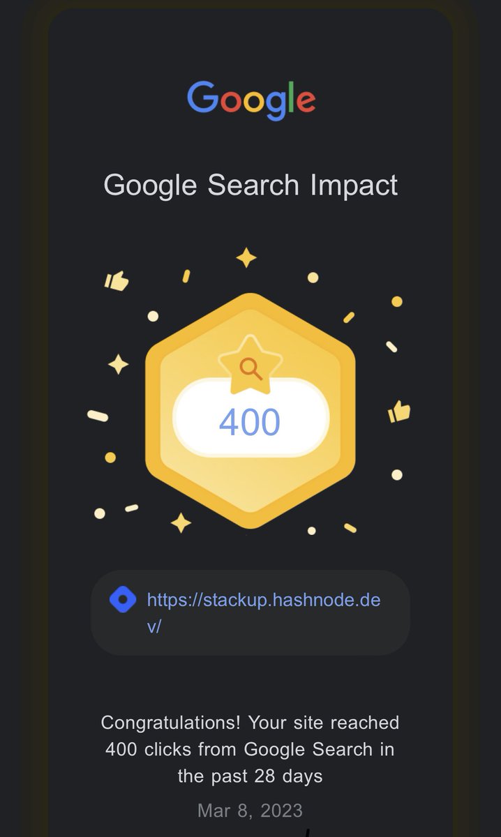 rajat_srivas's tweet image. Great to see the results, mainly thanks to the SEO optimisations of @hashnode #goodgoing