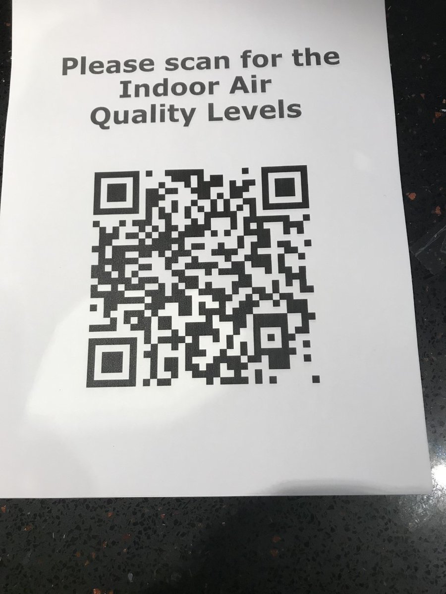 The Bird has landed! The QR Code is posted at the entrance and you can scan it before entering the restaurant. It will give you live readings  about the air quality. It is also posted on our Website to scan and let you know the air quality BEFORE you even head out for dinner.