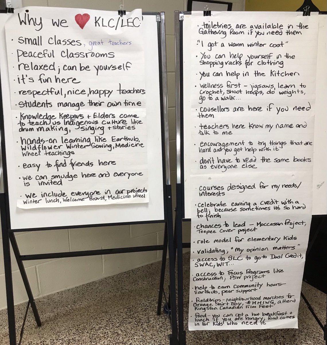 CJamEdu's tweet photo. Collecting student voices are a boost for all of us who serve them; what is valuable in student stories? ⁦@KatarokwiLC⁩ #cultureofgratitude #connectedrelationships #equity #changepedagogy #streetdata #⁦@Alt_ContEd_LDSB⁩ https://t.co/okSu3g3O9w