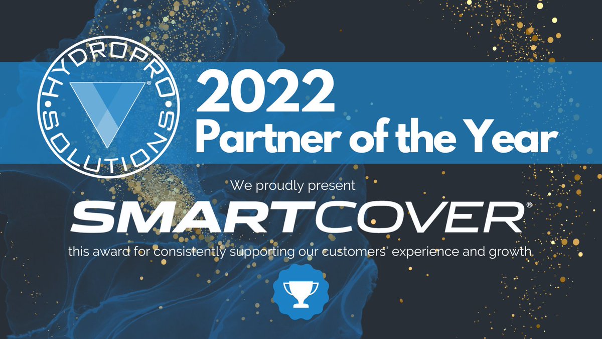 HydroProUSofA's tweet image. HydroPro Solutions is delighted to announce our 2022 Partner of the Year: @SmartCoverSys! SmartCover has been essential to the success of our company and we&apos;re happy that together we&apos;ve created an environment where water utilities across the country can thrive.