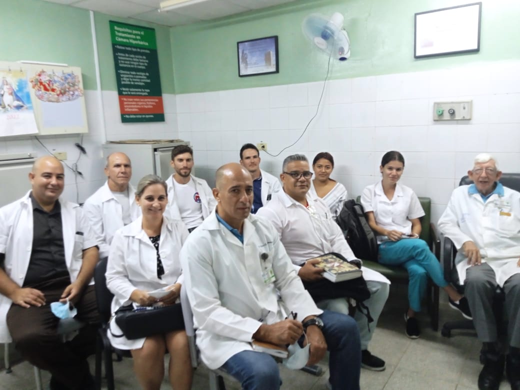 Inicio de las actividades docentes en el servicio de Medicina Hiperbárica y Subacuática en el curso 2023. #hiperbaricaameijeiras #clinicainternacionalhha