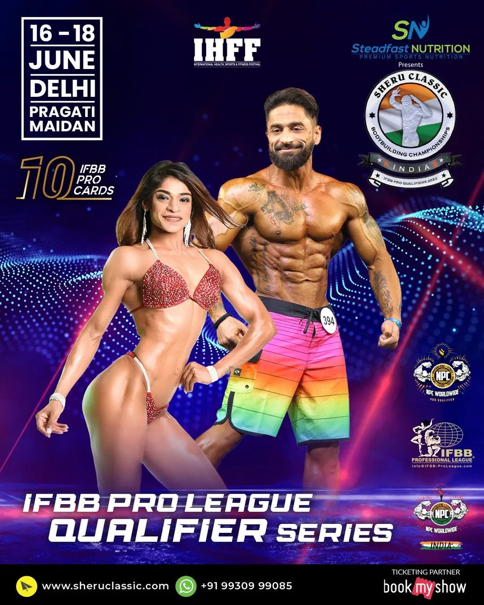 sheru_aangrish's tweet image. Only Champions Go Pro 💥

Earn your Pro Card at Asia's Largest Health Sports and Fitness Expo coming to New Delhi this June .

Open to Athletes Worldwide 🌏

Register Now ‼️For Enquiries- WhatsApp +91 9930999085 

#ProCard #proqualifier
#npcworldwide #proqualiferindia 
#MrOlympia