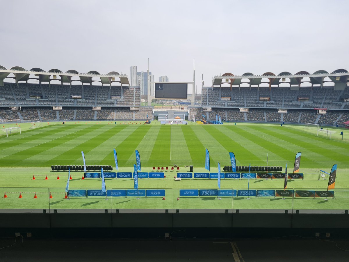 The lads knocked it out of the park again. 

Dialled in for <a href="/GAAmiddleEast/">Middle East GAA</a>  championship. The pitches have been used on average 30 hours per week over the past month. 

We also have the make a wish run this weekend, which finishes inside the stadium, so a busy site all round.