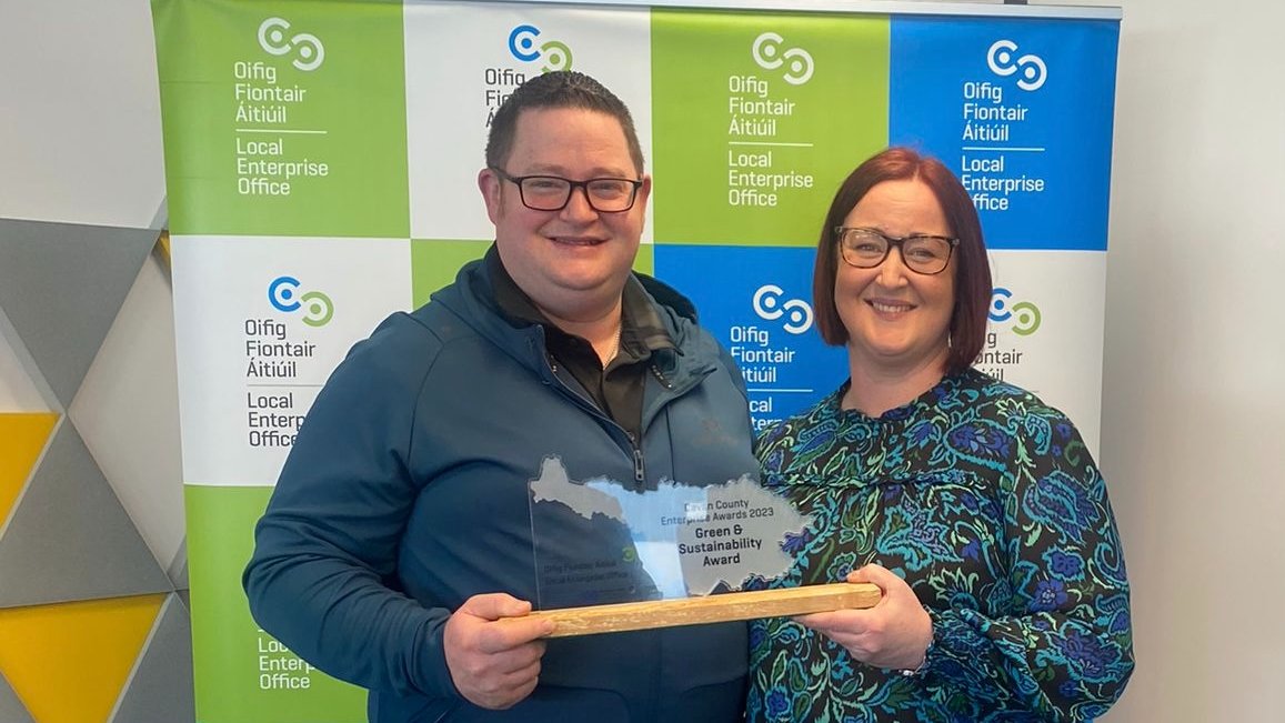 Excited to say we have just won the Green &amp; Sustainability Award at the Cavan County Enterprise Awards 2023. A testament to our sustainable commitment in producing Barry John Sausages. <a href="/LEOcavan/">LEO Cavan</a> @origingreen <a href="/LoveIrishFood/">Love Irish Food</a> <a href="/createdincavan/">Created in Cavan</a> <a href="/cavancoco/">Cavan County Council</a>